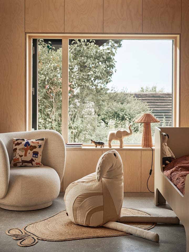 Pear braided jutematta, Natural Ferm Living