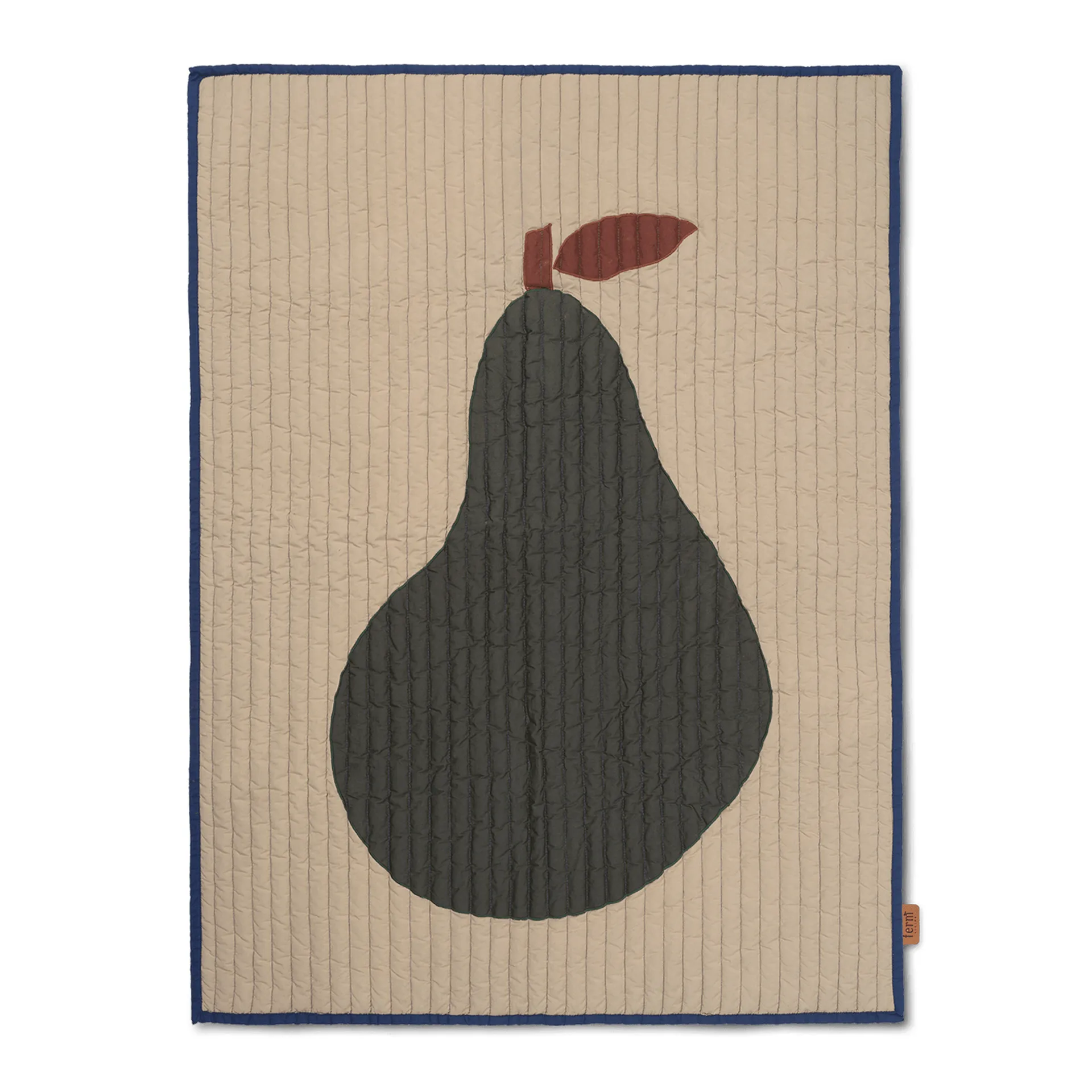 Pear filt 80x110 cm, Sand-mörkgrön Ferm Living