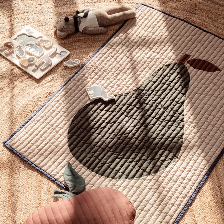 Pear filt 80x110 cm, Sand-mörkgrön Ferm Living