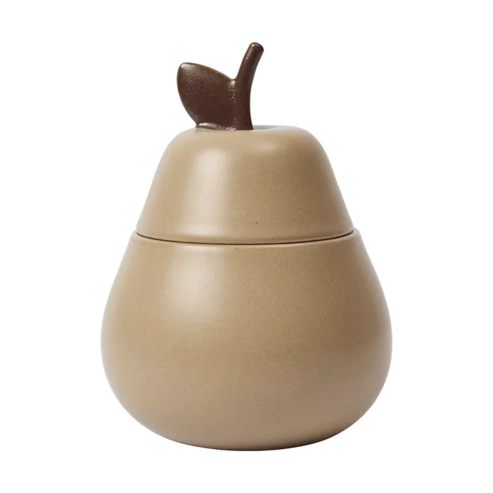 Pear keramikskål med lock, Cashmere Ferm Living