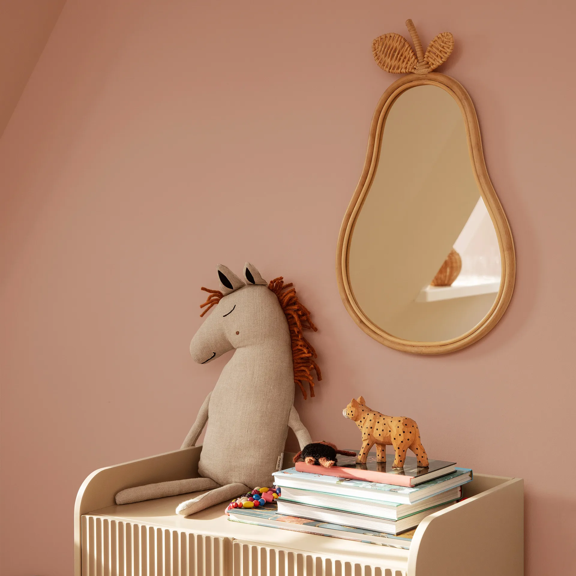 Pear spegel 37x62 cm, Natural Ferm Living