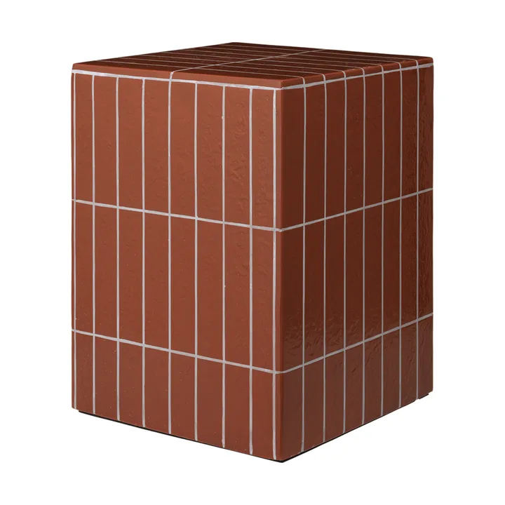 Pillar sidobord - Brown, 32x32x42 cm - Ferm Living