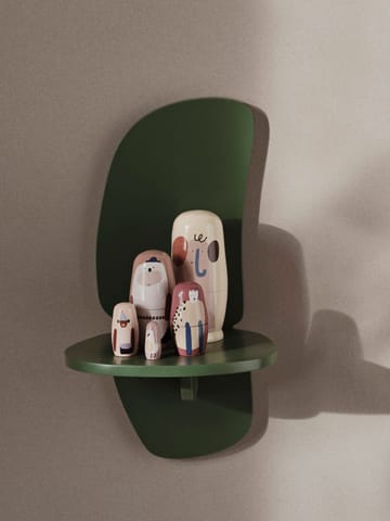 Pilu vägghylla 40 cm - Verdant Green - Ferm Living