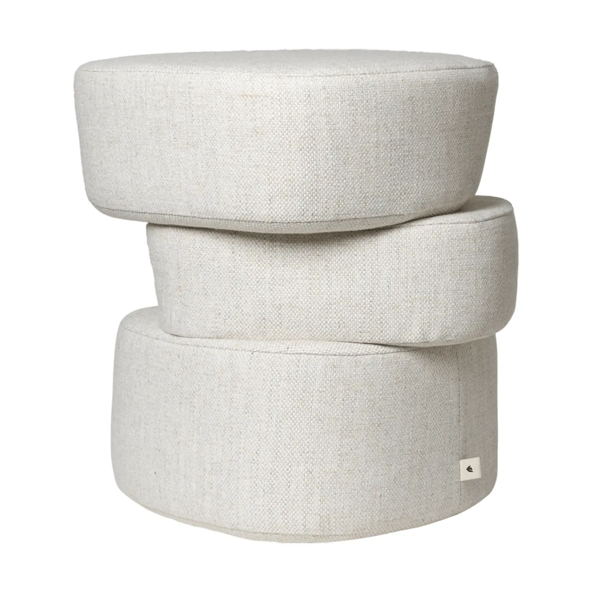 Plyo staple sittpuff, Off-white Ferm Living