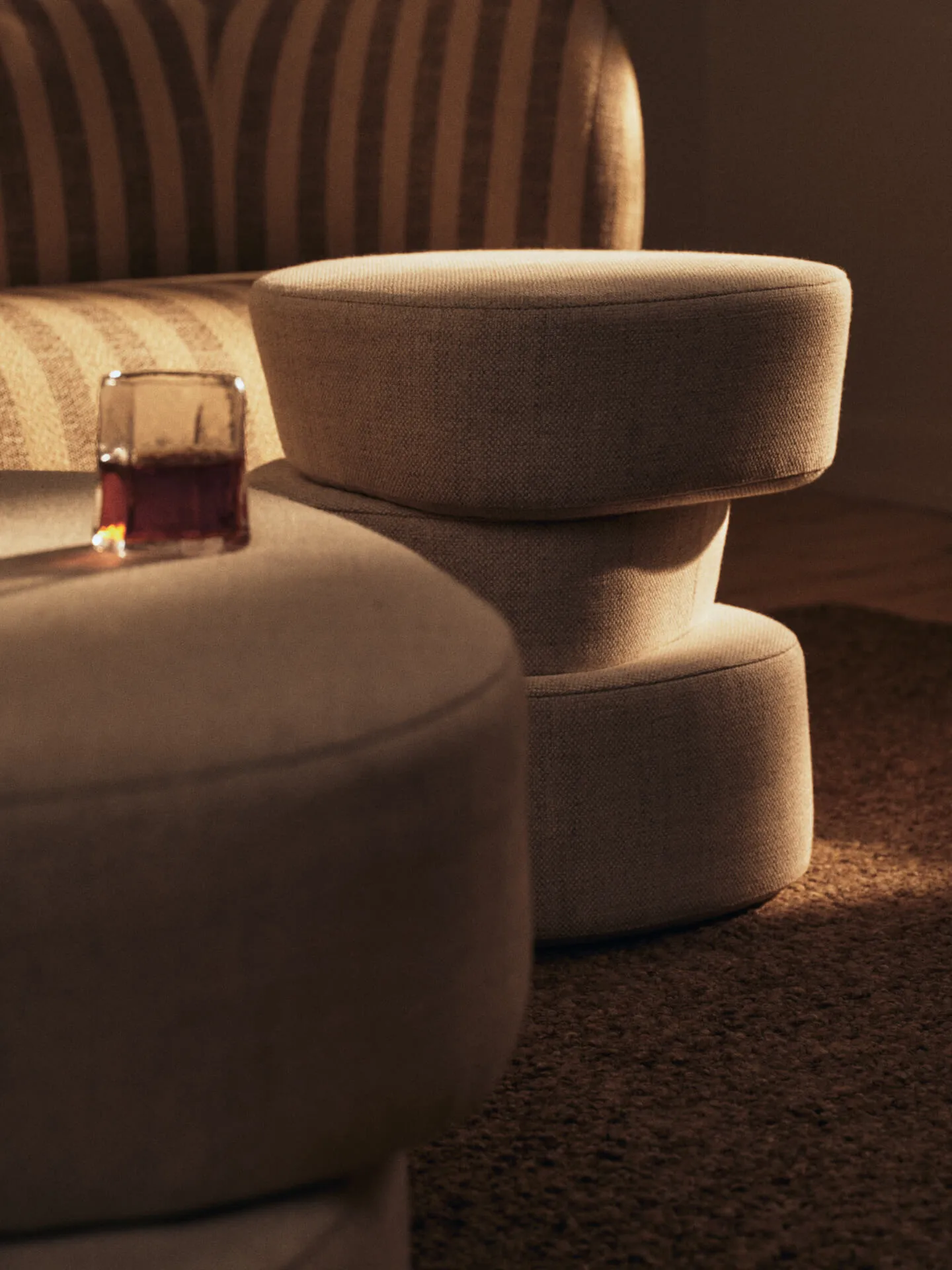 Plyo staple sittpuff, Off-white Ferm Living