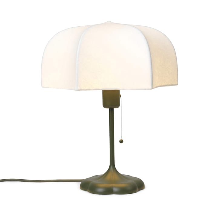 Poem bordslampa Ø30x42 cm, White-grass green Ferm Living