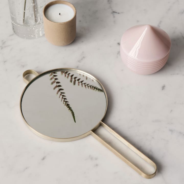 Poise handspegel, mässing Ferm Living