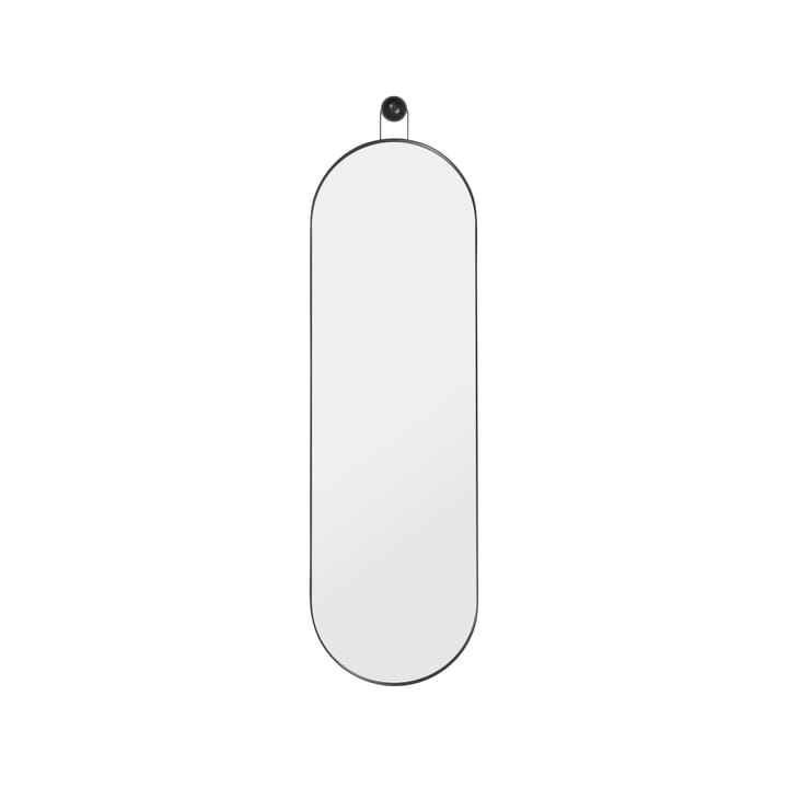Poise oval spegel - svart - Ferm Living