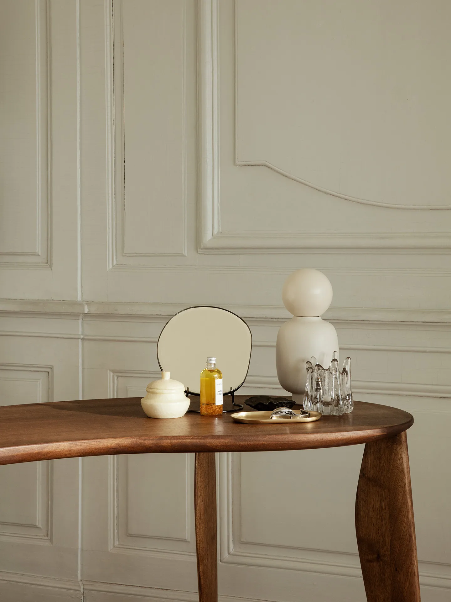 Pond bordsspegel, Dark chrome Ferm Living