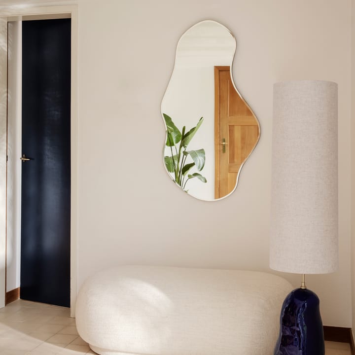 Pond Spegel, dark chrome, xl Ferm Living