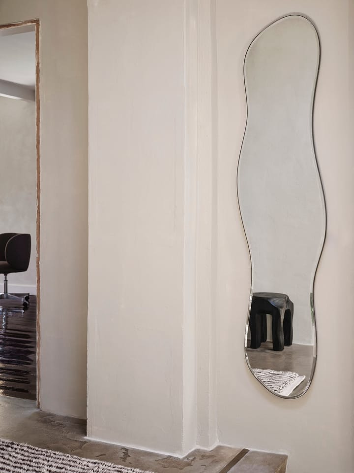 Pond spegel full size, Dark chrome Ferm Living