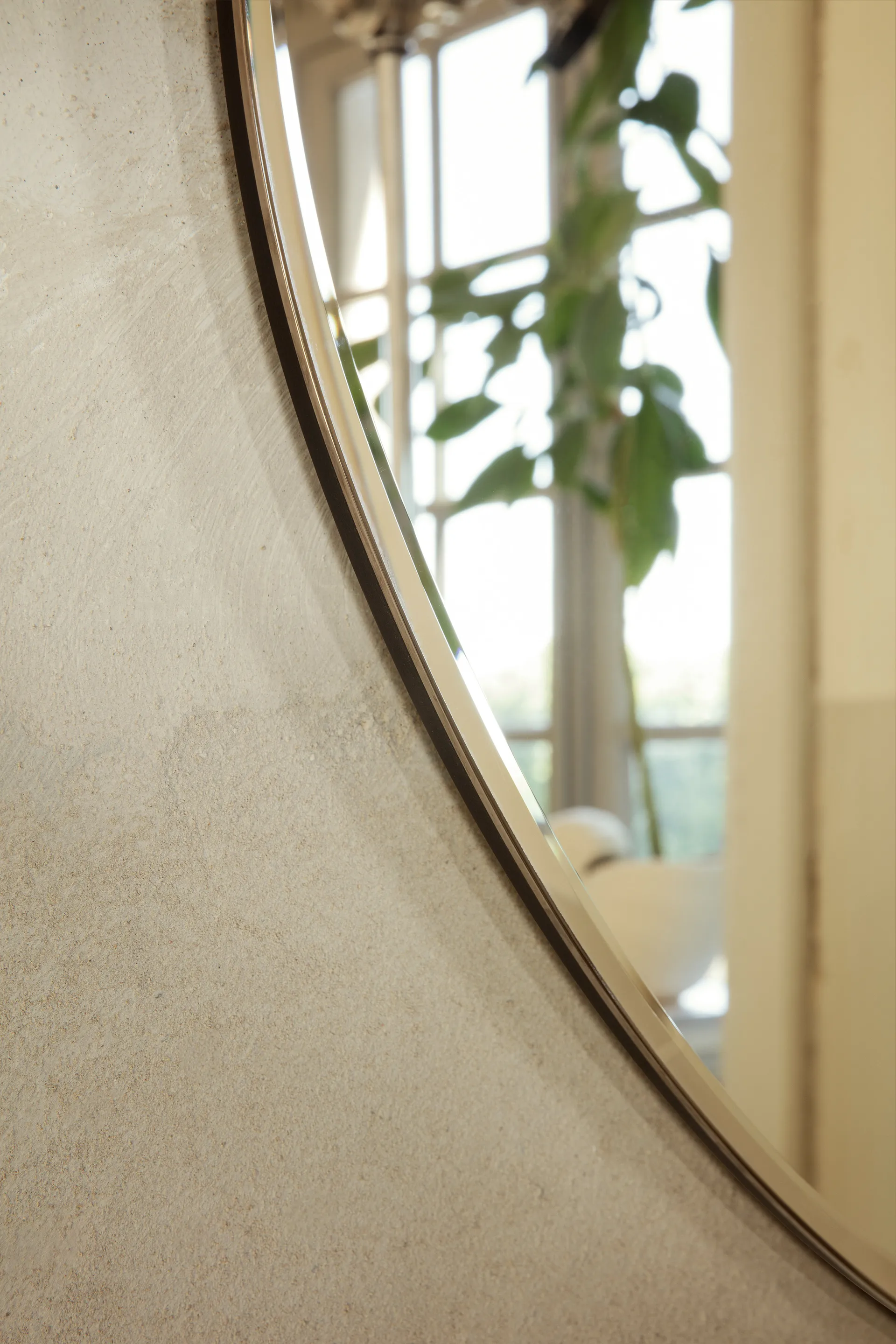 Pond spegel large, Mässing Ferm Living