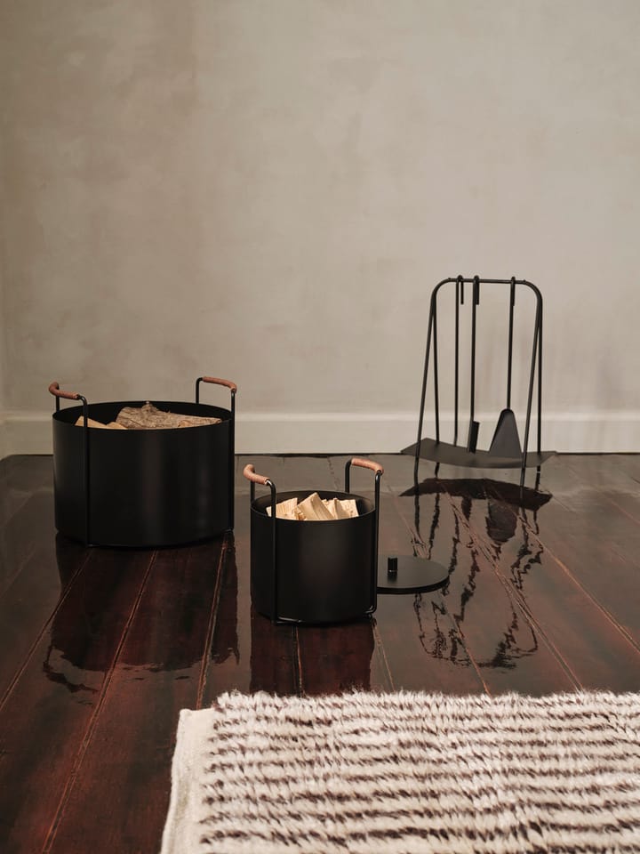 Port tändveds- och askhink, Black Ferm Living