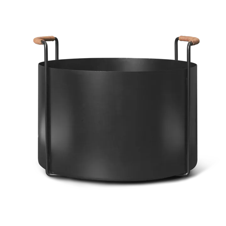 Port vedkorg, 42x40x32,4 cm - Black - Ferm Living