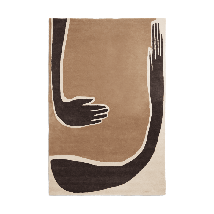 Pose matta - Coffee-off white, 200x300 cm - Ferm Living
