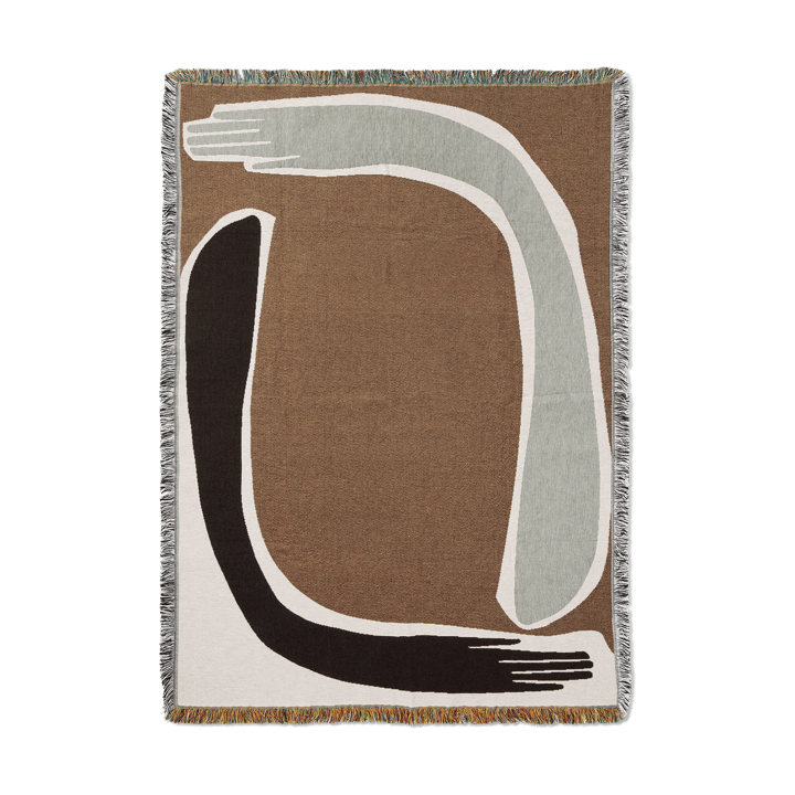 Pose Tapestry pläd 120x170 cm - Coffee - Ferm Living