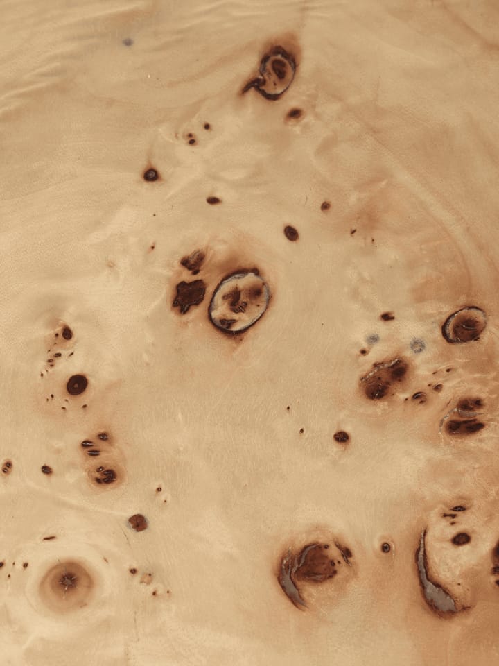 Post soffbord small Ø65 cm, Burl veneer Ferm Living