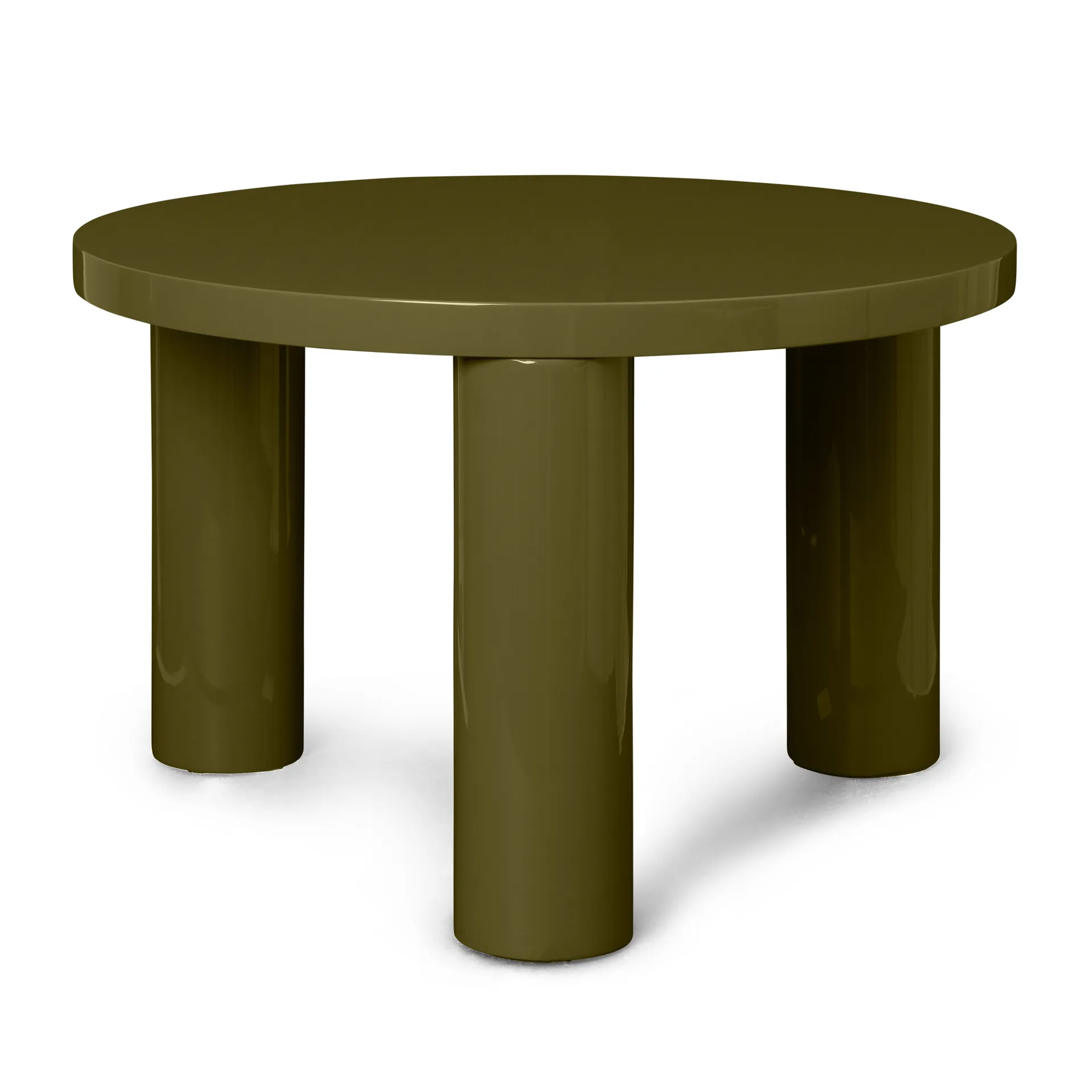 Post soffbord small Ø65 cm, Olive Ferm Living