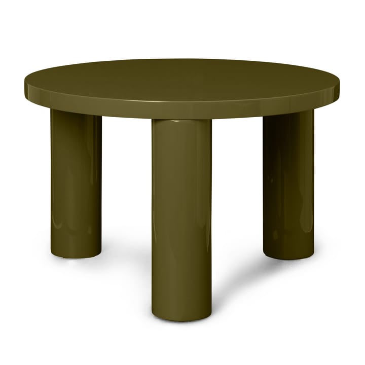 Post soffbord small Ø65 cm - Olive - Ferm LIVING