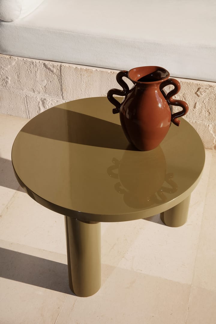 Post soffbord small Ø65 cm, Olive Ferm Living