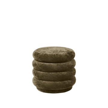 Pouf Round sittpuff - tyg faded velvet 3 forest - Ferm Living