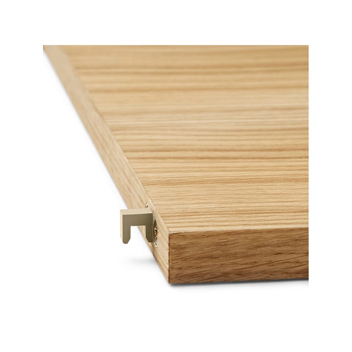 Punctual Perforated hylla 90 cm, oak oiled, cashmere Ferm Living