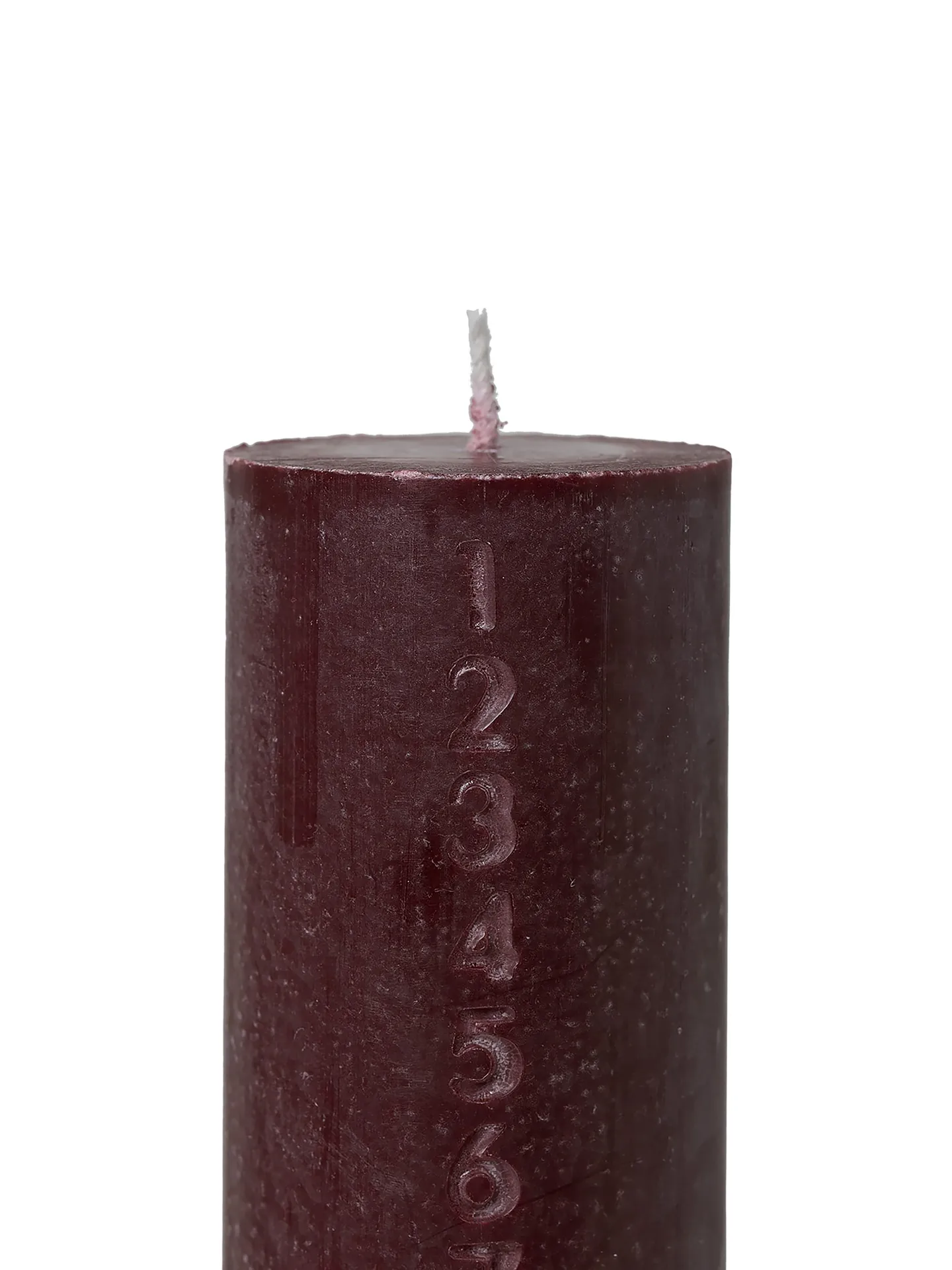 Pure kalenderljus, burgundy Ferm Living
