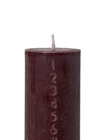 Pure kalenderljus - burgundy - Ferm Living