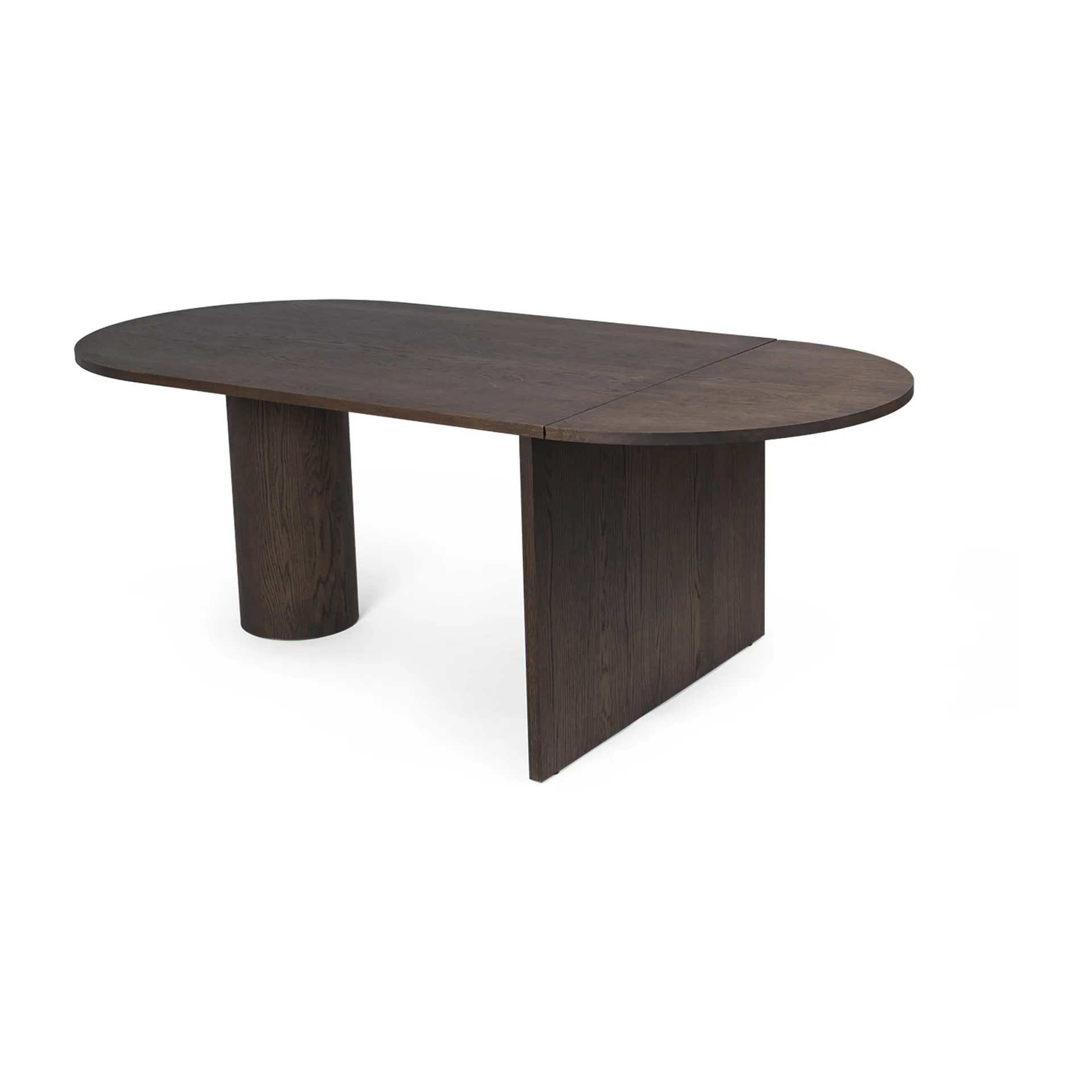 Pylo matbord 210x100x74 cm, Dark stained oak Ferm Living