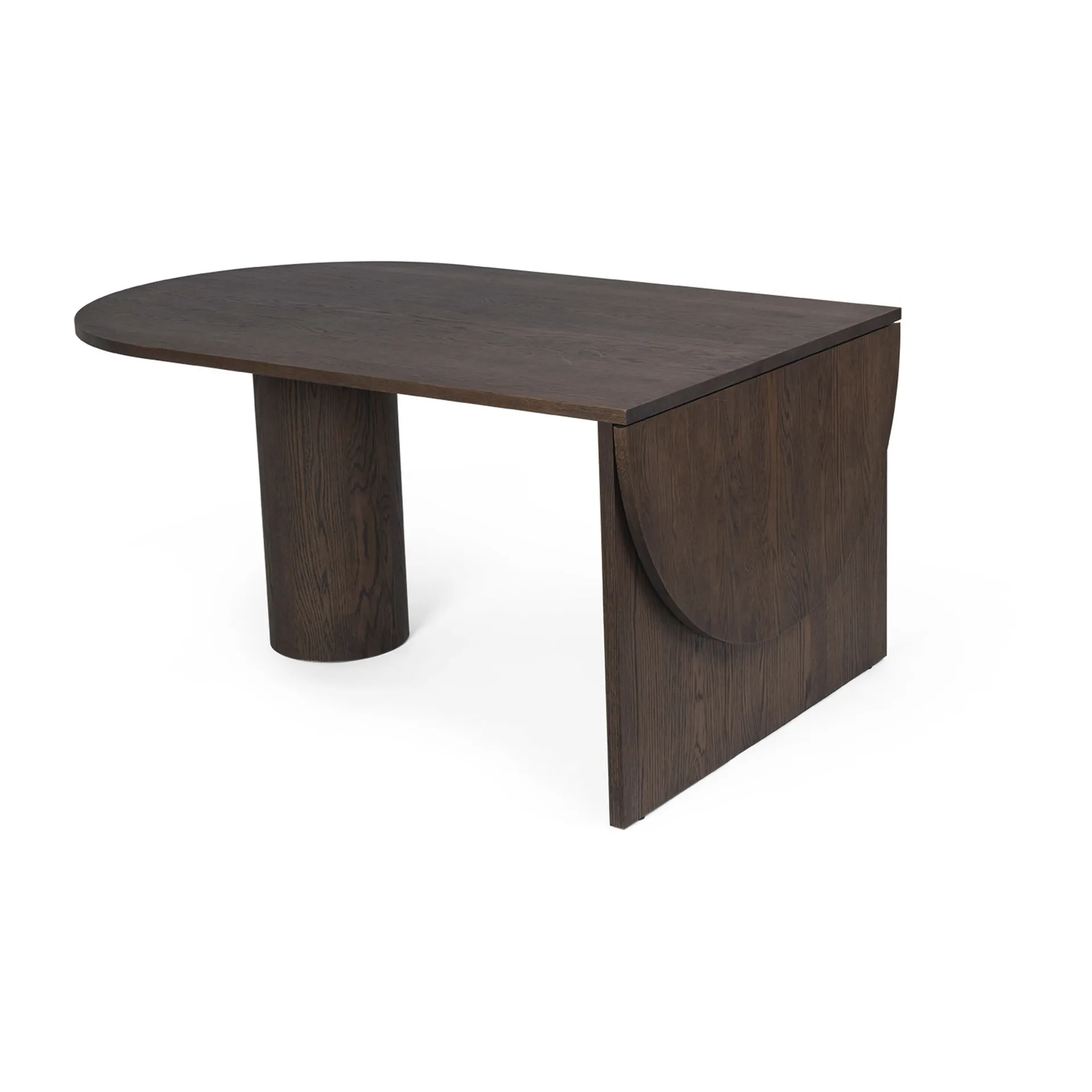 Pylo matbord 210x100x74 cm, Dark stained oak Ferm Living