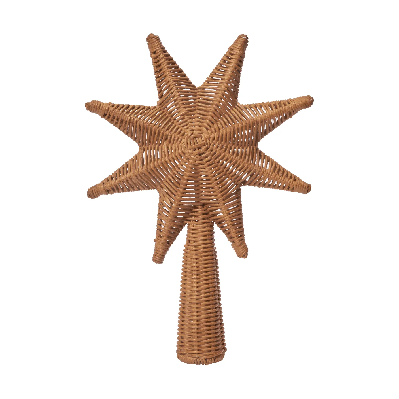 Rattan christmas tree top star julgransstjärna, Natural Ferm Living