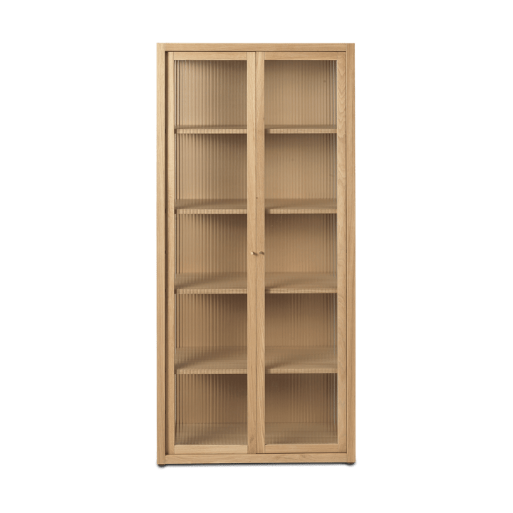 Reed vitrinskåp 70x155 cm - Natural oak - Ferm Living