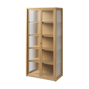 Reed vitrinskåp 70x155 cm - Natural oak - Ferm Living