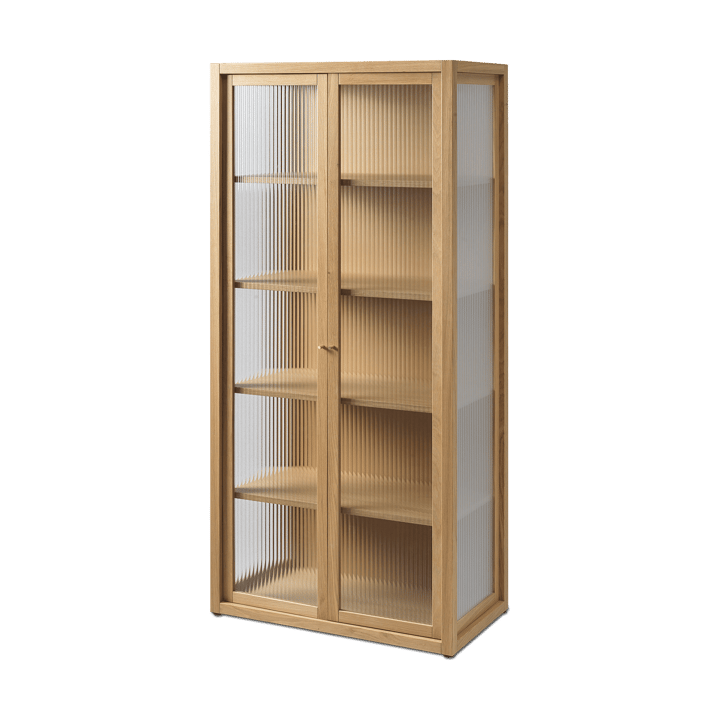Reed vitrinskåp 70x155 cm, Natural oak Ferm Living