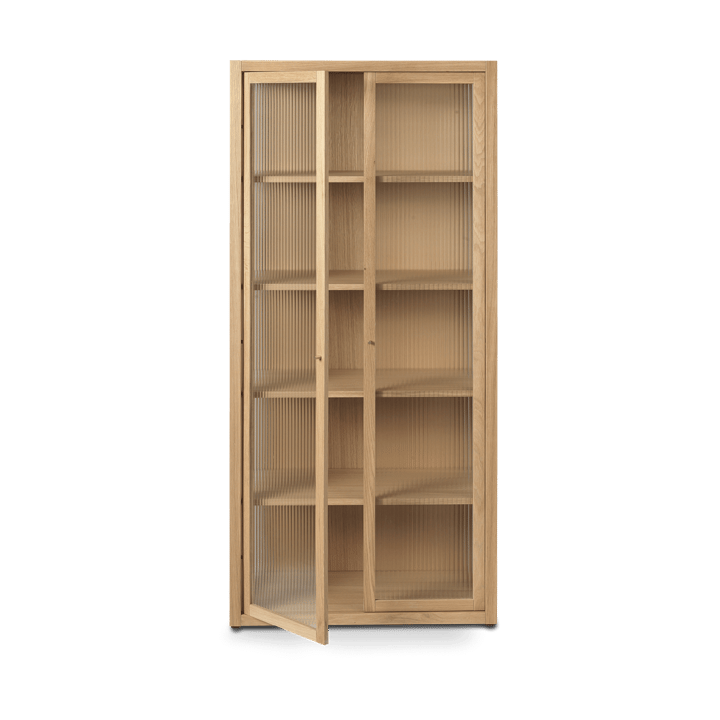Reed vitrinskåp 70x155 cm, Natural oak Ferm Living