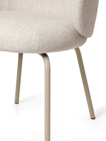 Rico dining chair bouclé - Off-white-cashmere - Ferm Living