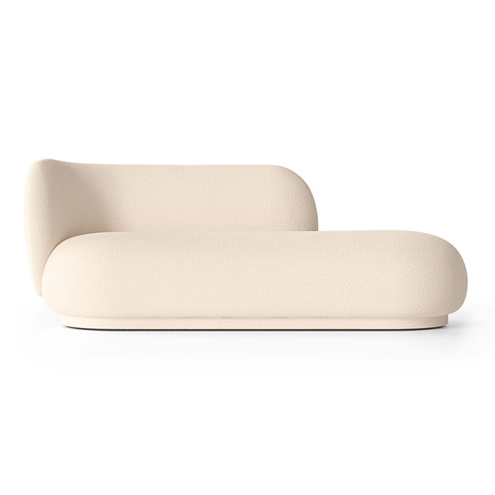Rico divan bouclé vänster - Wool offwhite - Ferm Living