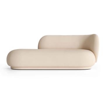 Rico divan höger - Brushed offwhite - Ferm Living