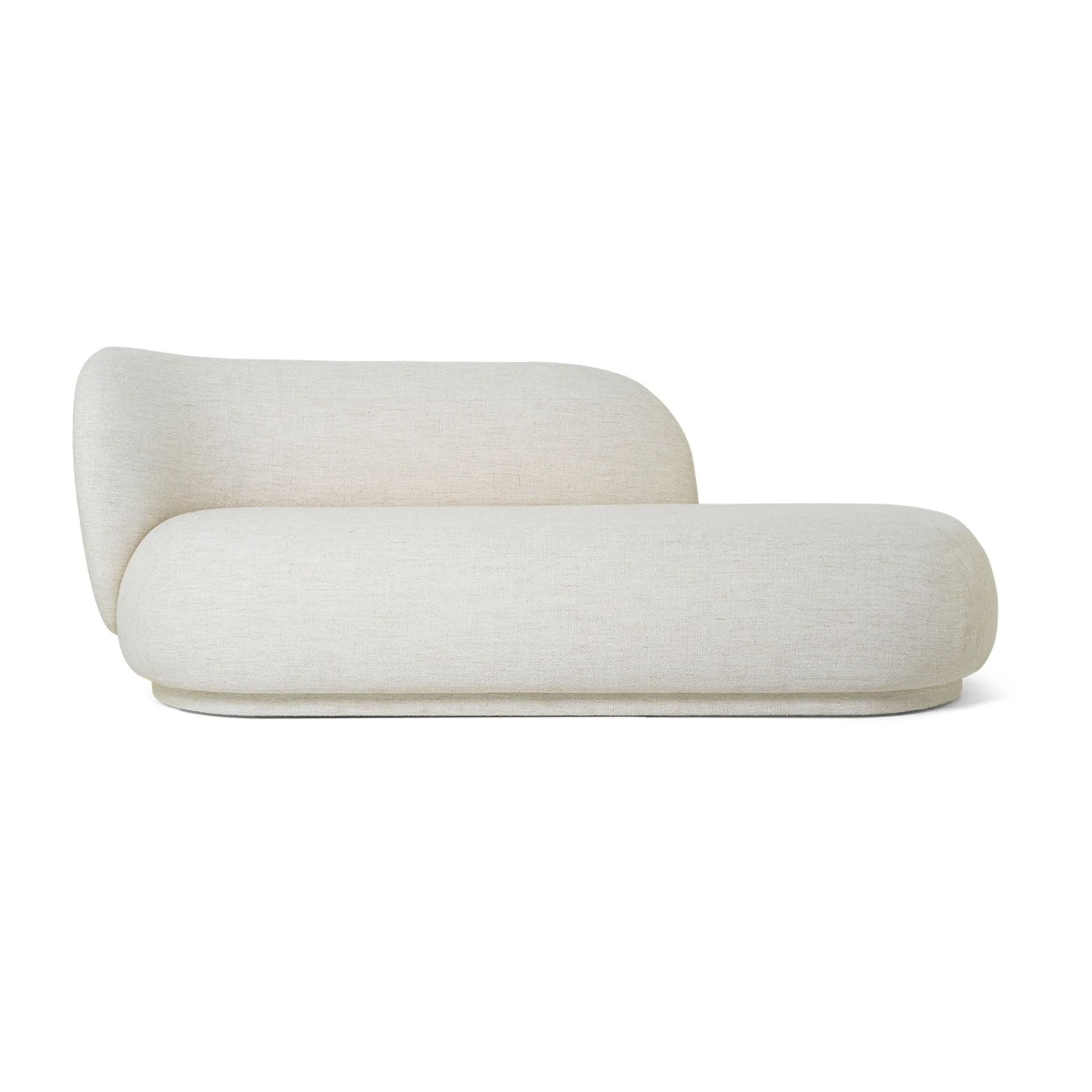 Rico divan schäslong bouclé vänster, Offwhite Ferm Living