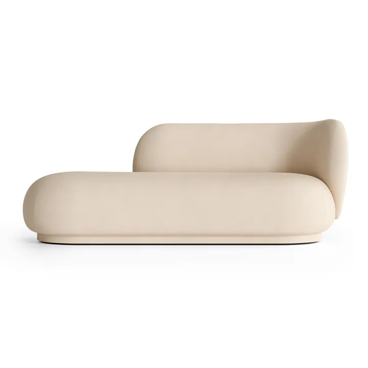 Rico divan schäslong höger - Brushed offwhite - Ferm Living