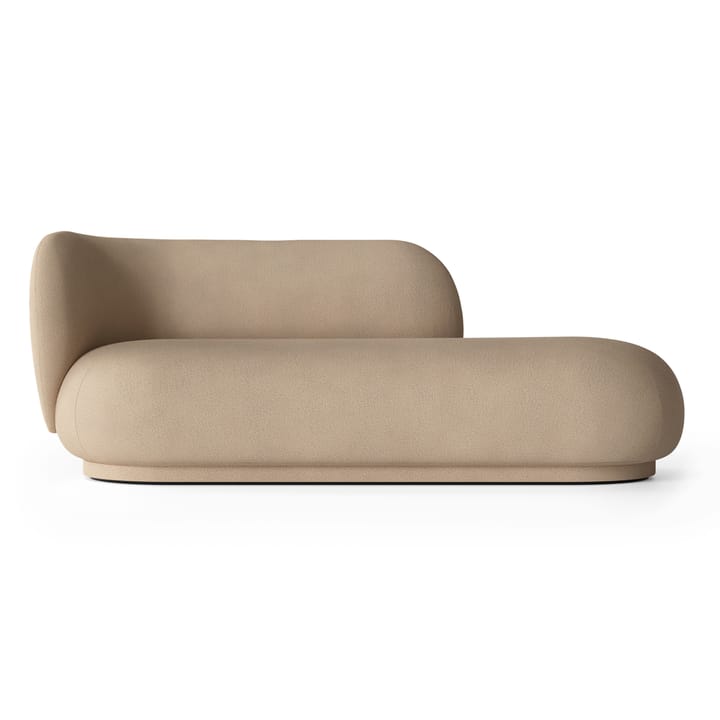 Rico divan vänster - Brushed sand - Ferm Living