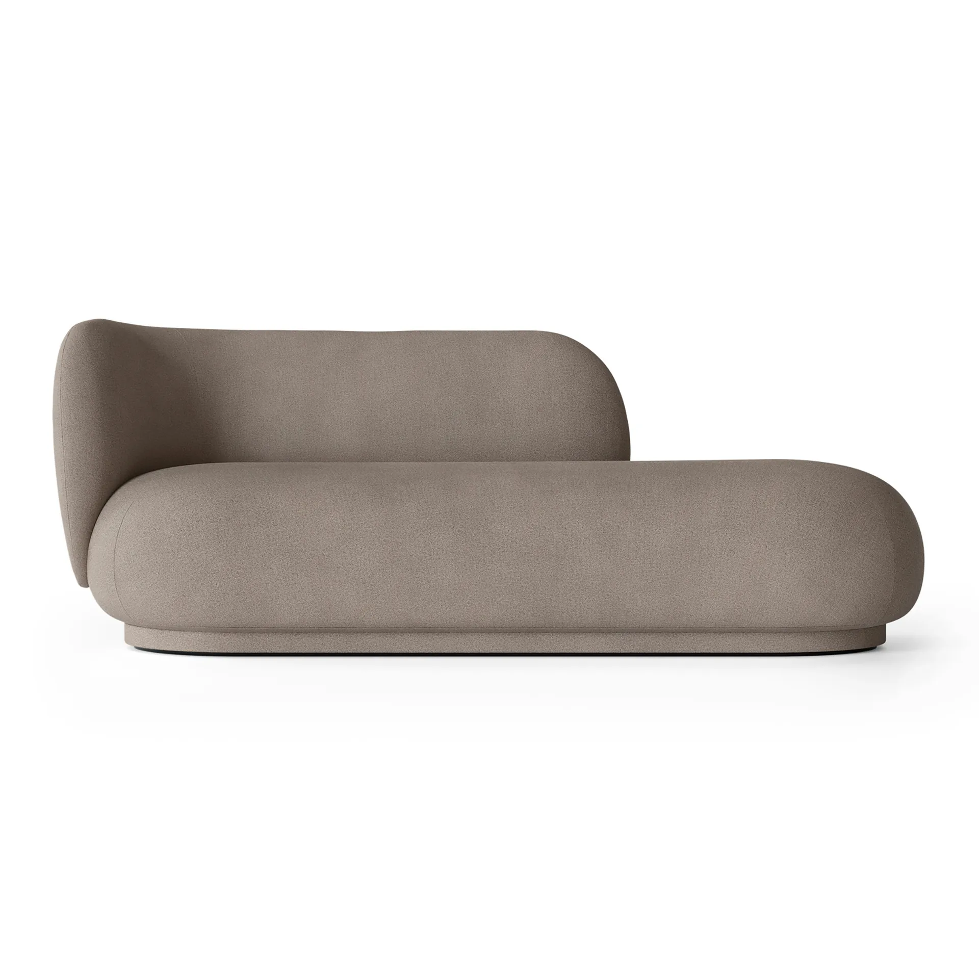 Rico divan vänster, Brushed warm grey Ferm Living