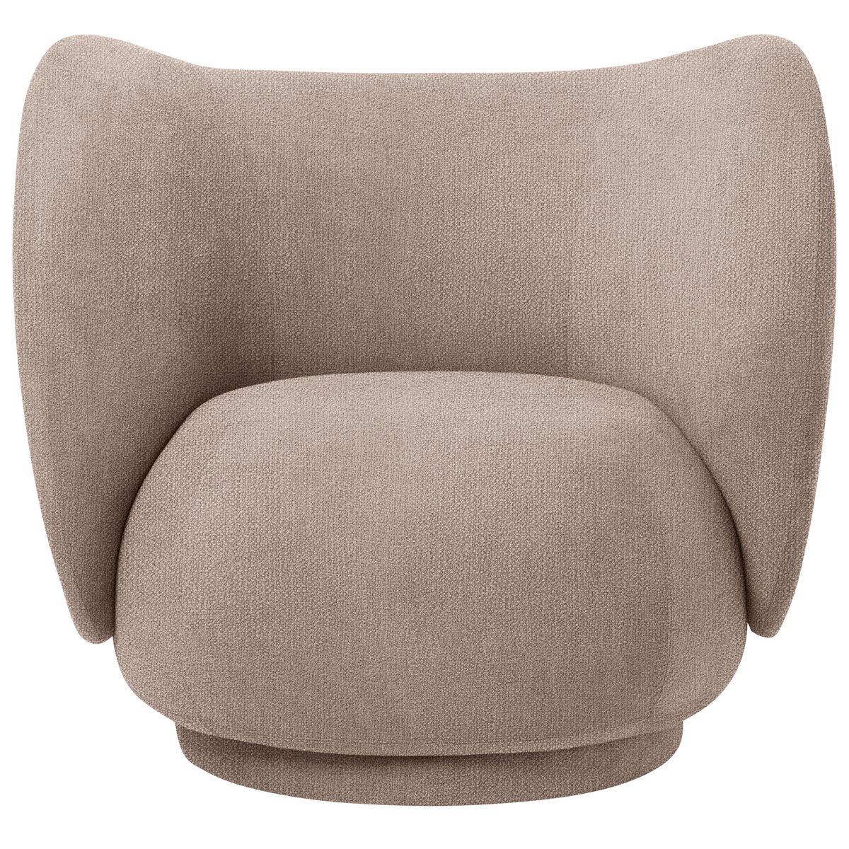 Ferm Living Rico lounge chair bouclé Sand | Skandinavisk Design | Fåtöljer & Fotpallar | Beige