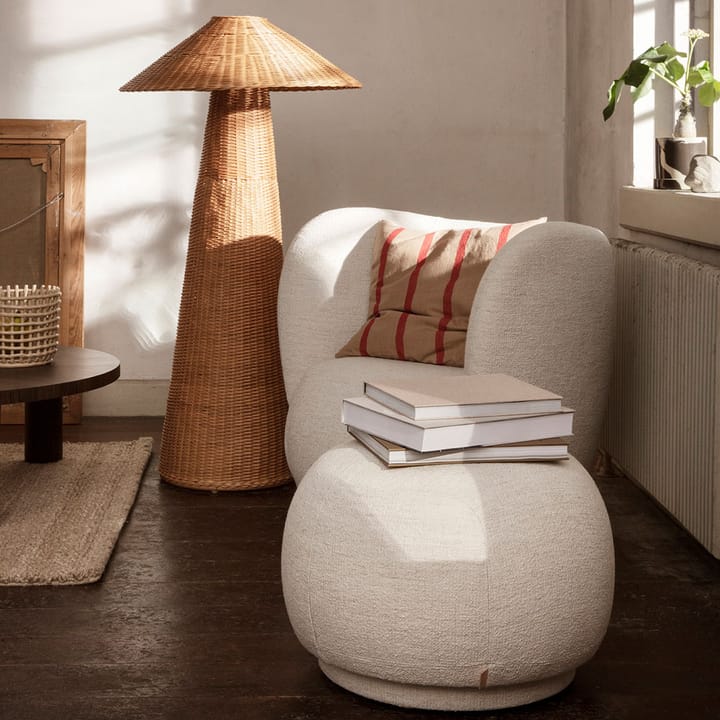 Rico lounge chair fåtölj, offwhite, brushed Ferm Living