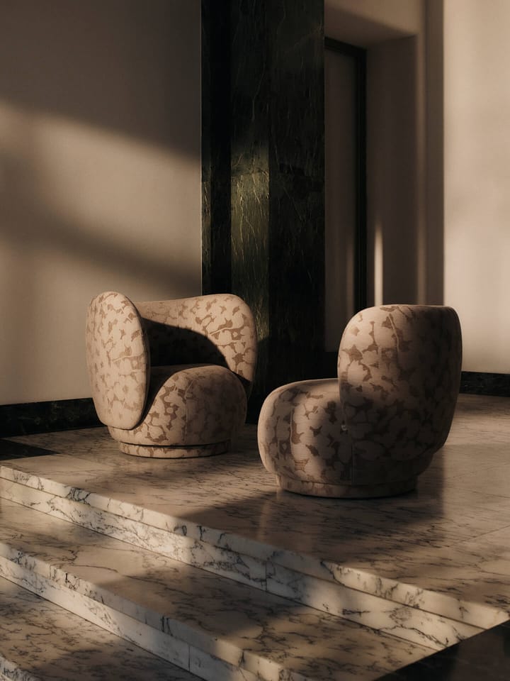 Rico lounge chair fåtölj swivel, Cilla-Taupe Ferm Living
