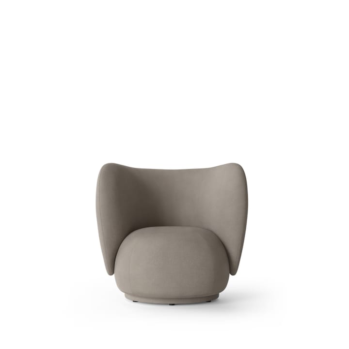 Rico lounge chair fåtölj - warm grey, brushed - Ferm Living