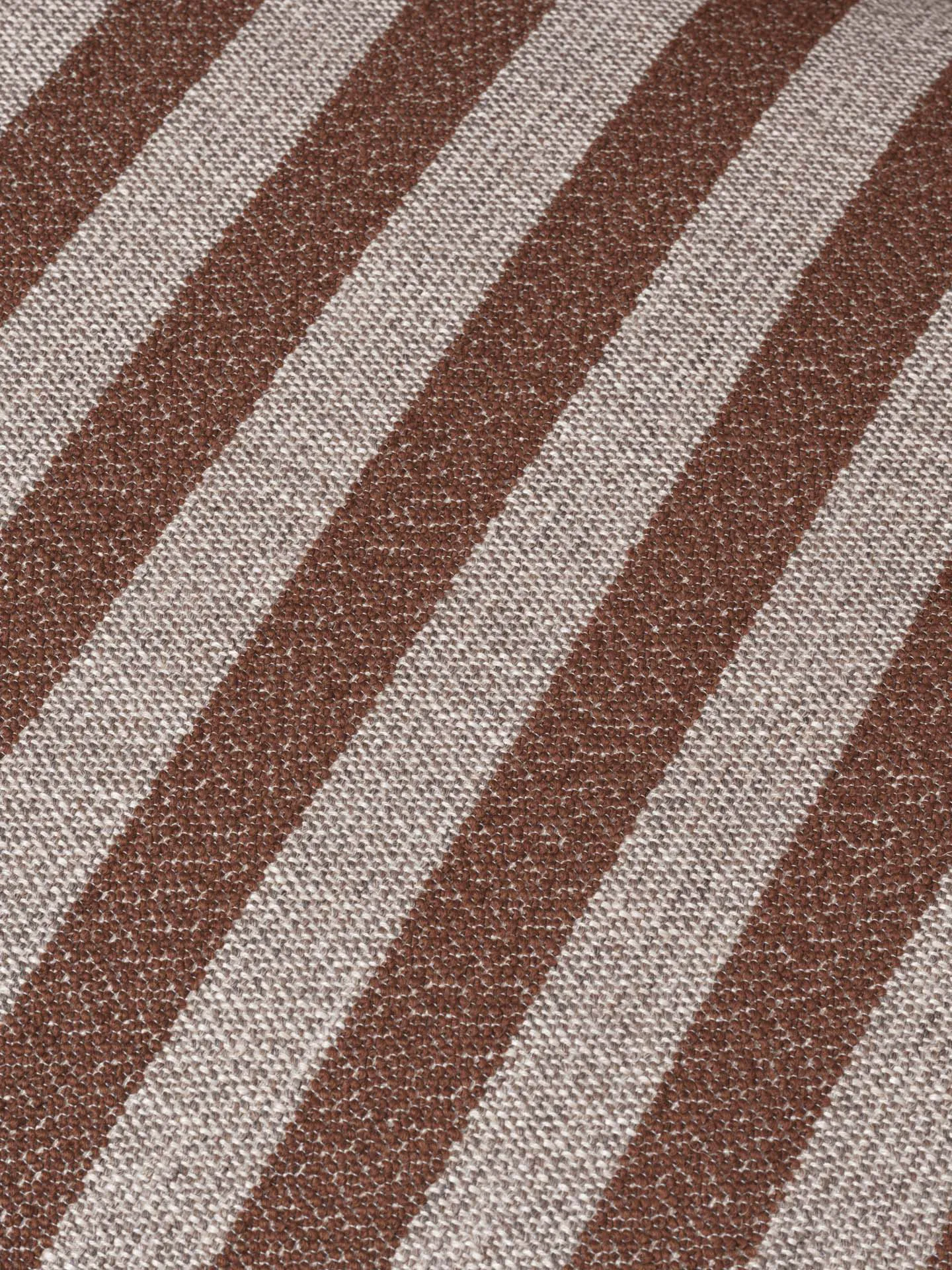 Rico lounge chair piccolo fåtölj, Louisiana, Sand-chocolate Ferm Living