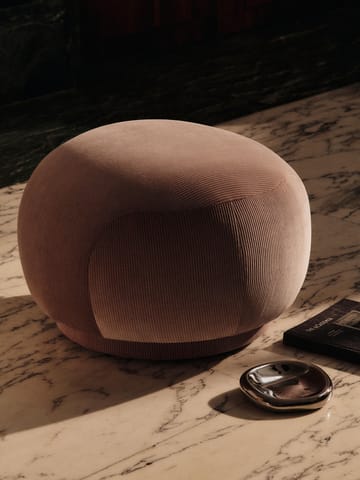 Rico pouf sittpuff - Devoré Velvet-blush - Ferm Living