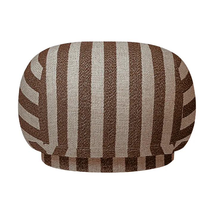 Rico pouf sittpuff - Louisiana, Sand-chocolate - Ferm Living