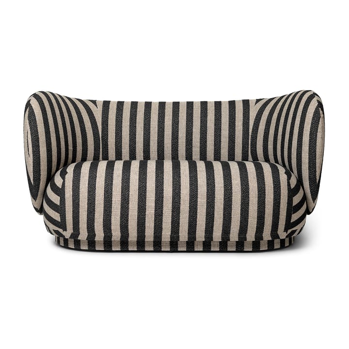 Rico soffa 2-sits - Louisiana sand black - Ferm Living